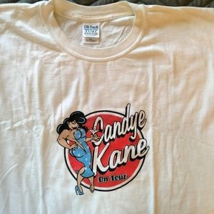 Gildan XXL white short sleeve festival T-shirt